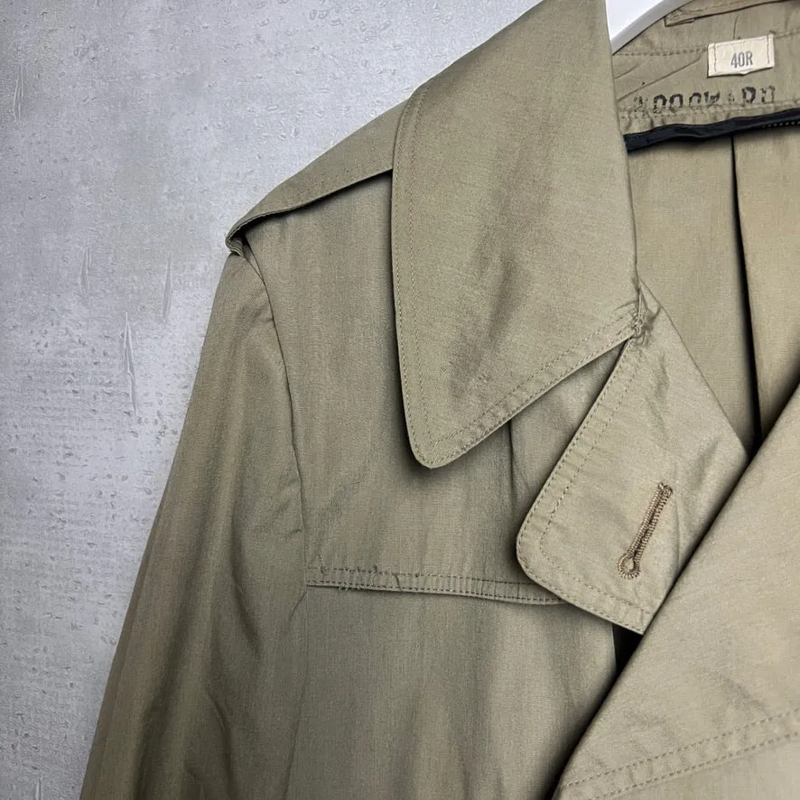 80'S U.S. ARMY / TRENCH COAT / 40REG