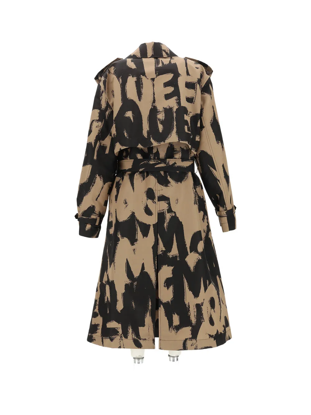 Alexander McQueen Graffiti Trench Coat