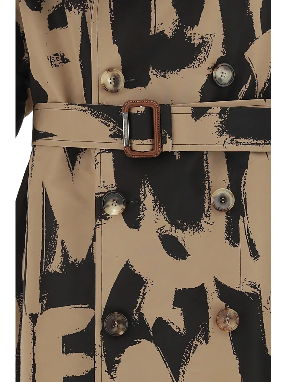 Alexander McQueen Graffiti Trench Coat