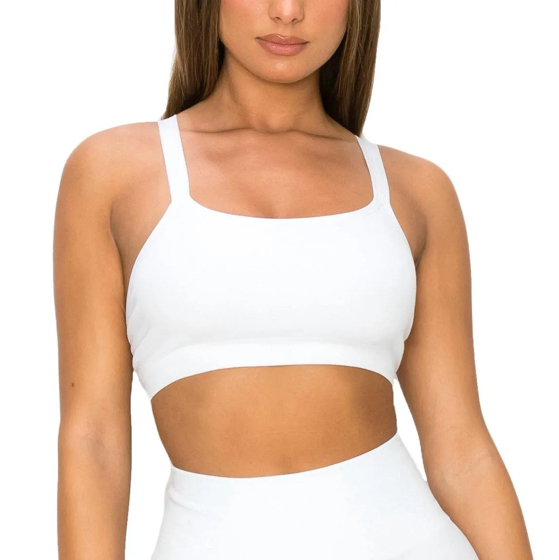 ALWAYS Women's Seamless Tank Top – Active Crisscross Back Crop Top