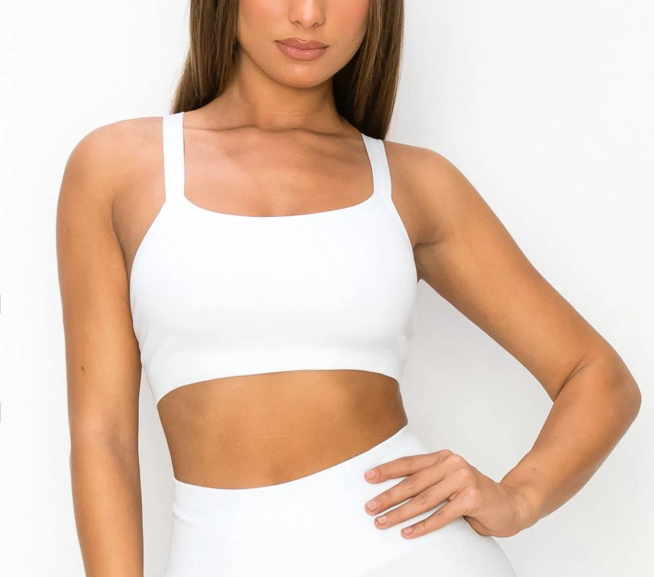 ALWAYS Women's Seamless Tank Top – Active Crisscross Back Crop Top