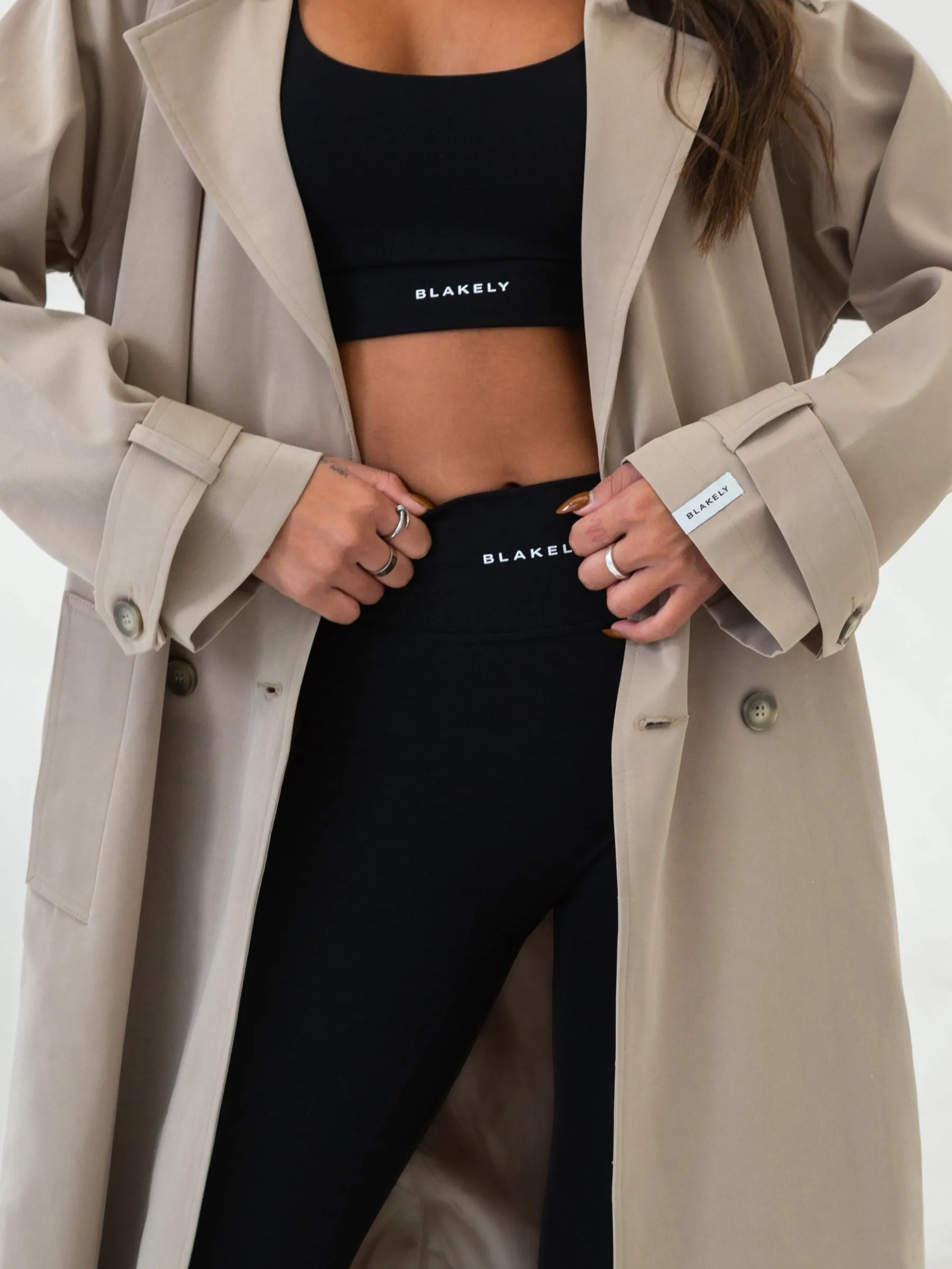 Amara Trench Coat - Beige