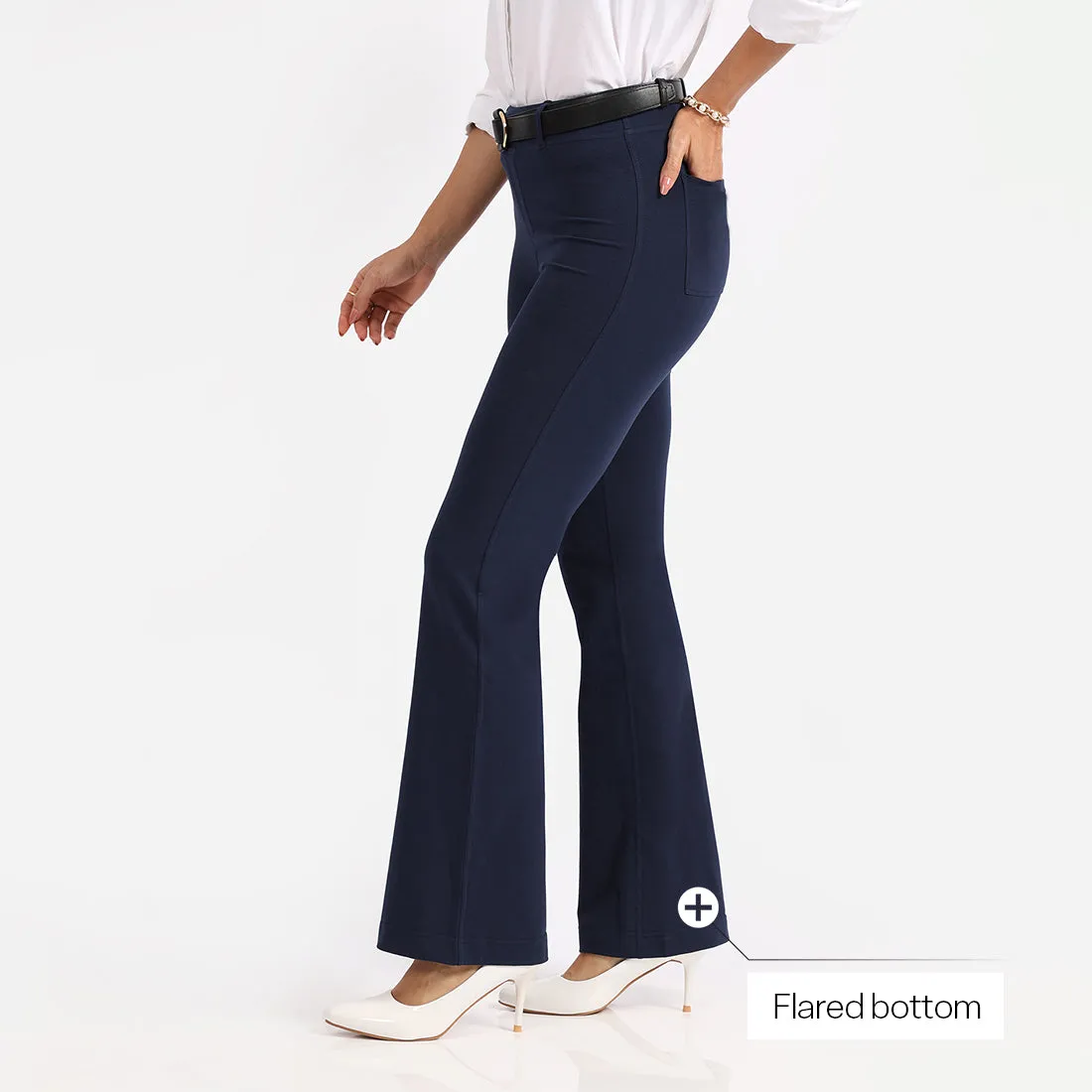 AM:PM Cotton Flare Pants - Lite