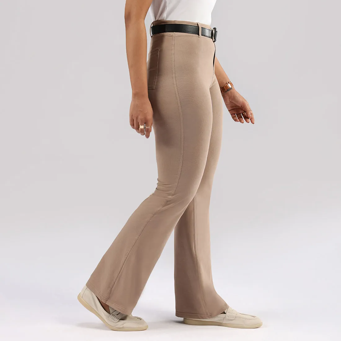 AM:PM Cotton Flare Pants - Lite