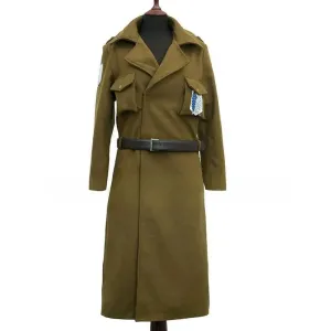 Attack On Titan Eren Jaeger Green Coat