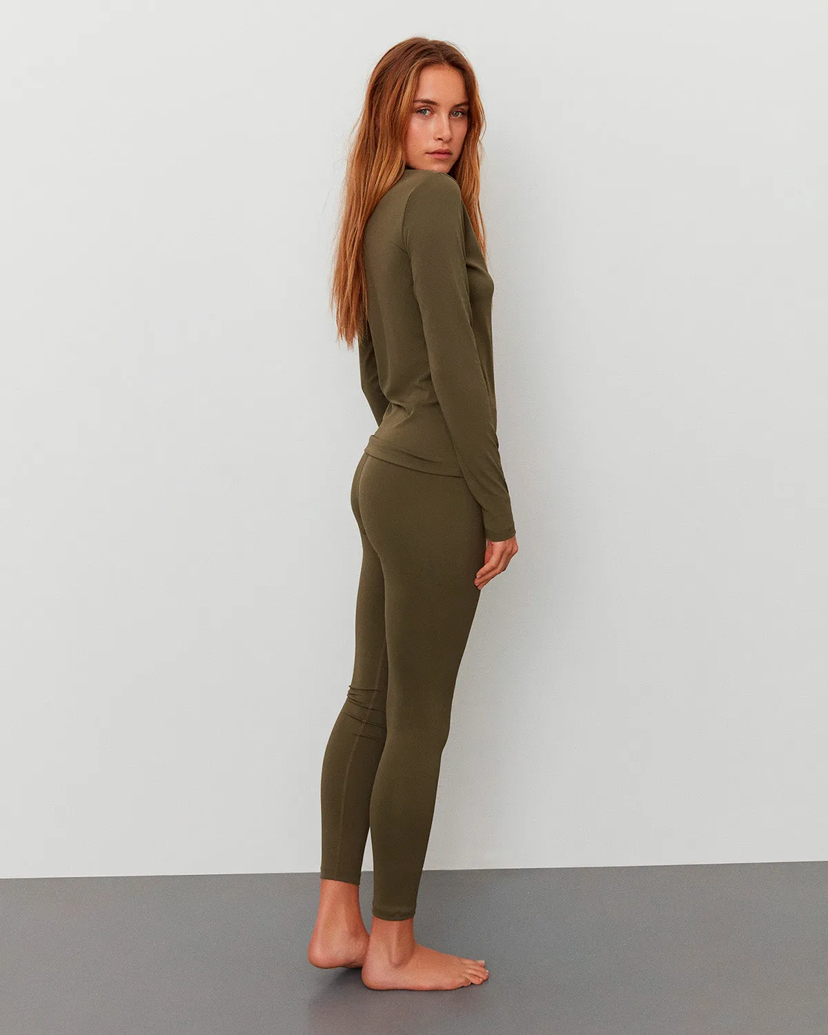 AVALINASW LEGGINGS - Army Green