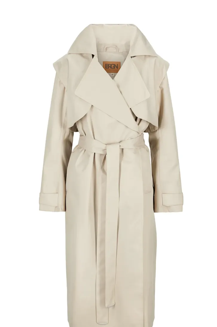 BRGN Regndråpe Trench Coat