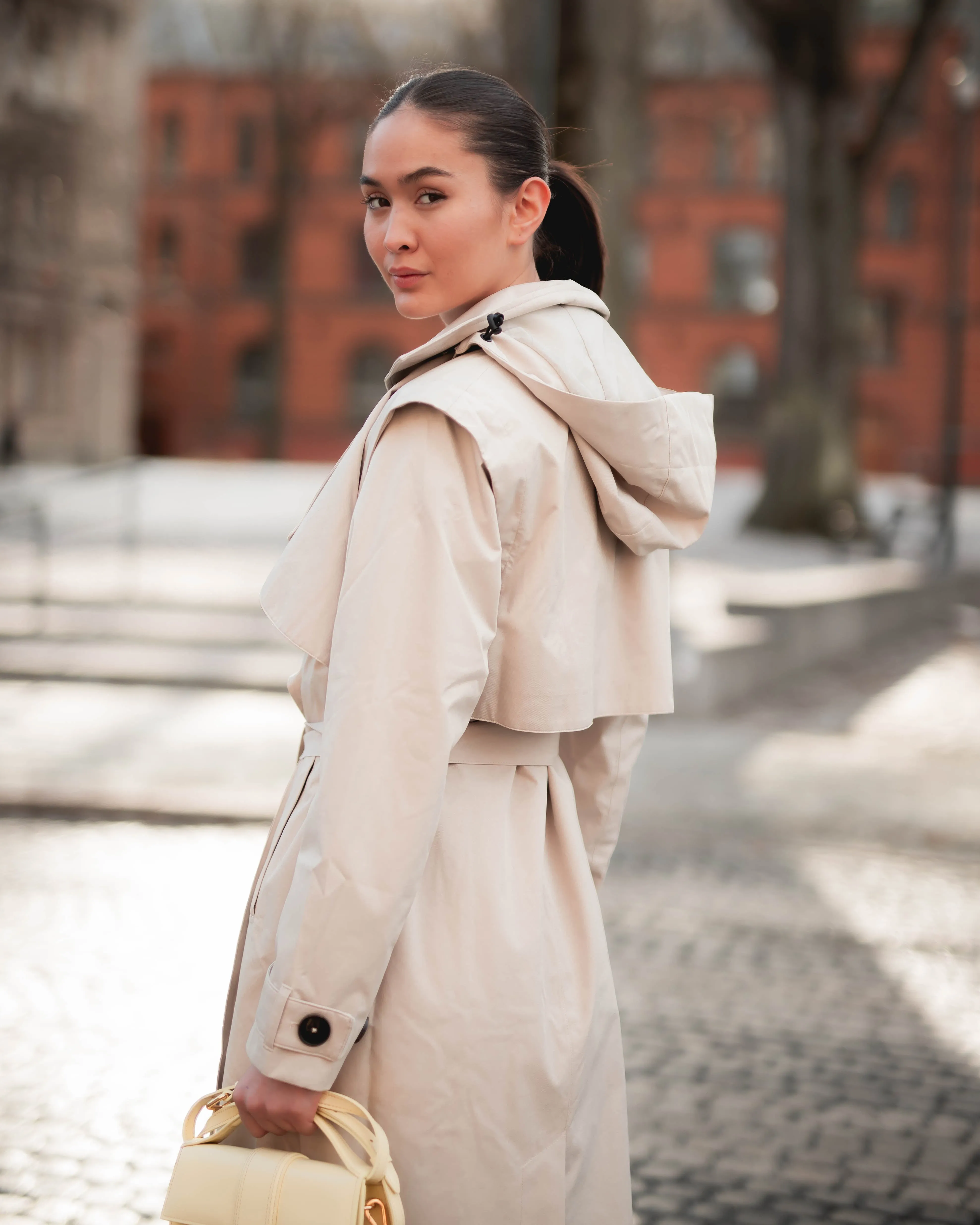 BRGN Regndråpe Trench Coat