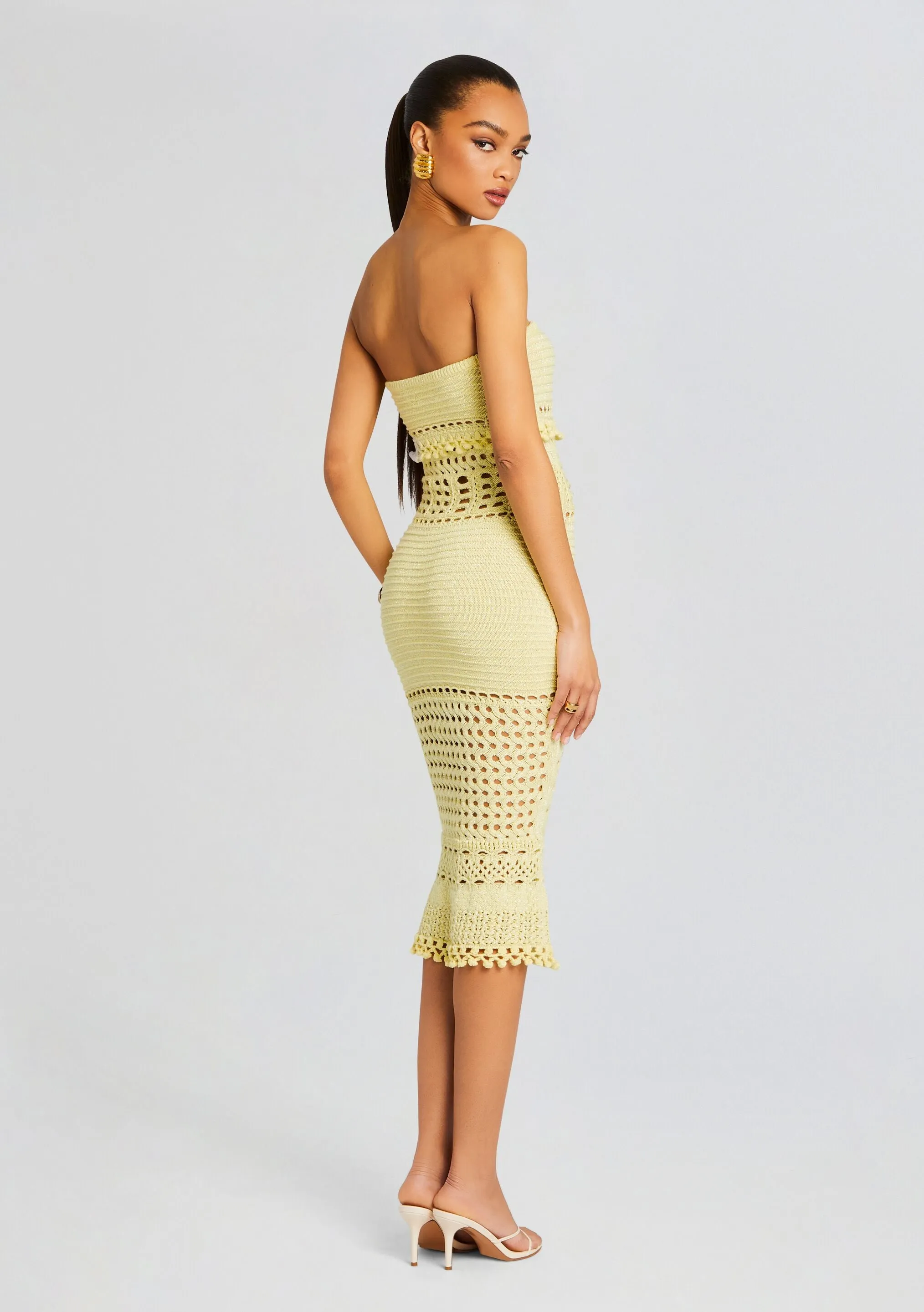 Caroline Knit Crochet Dress