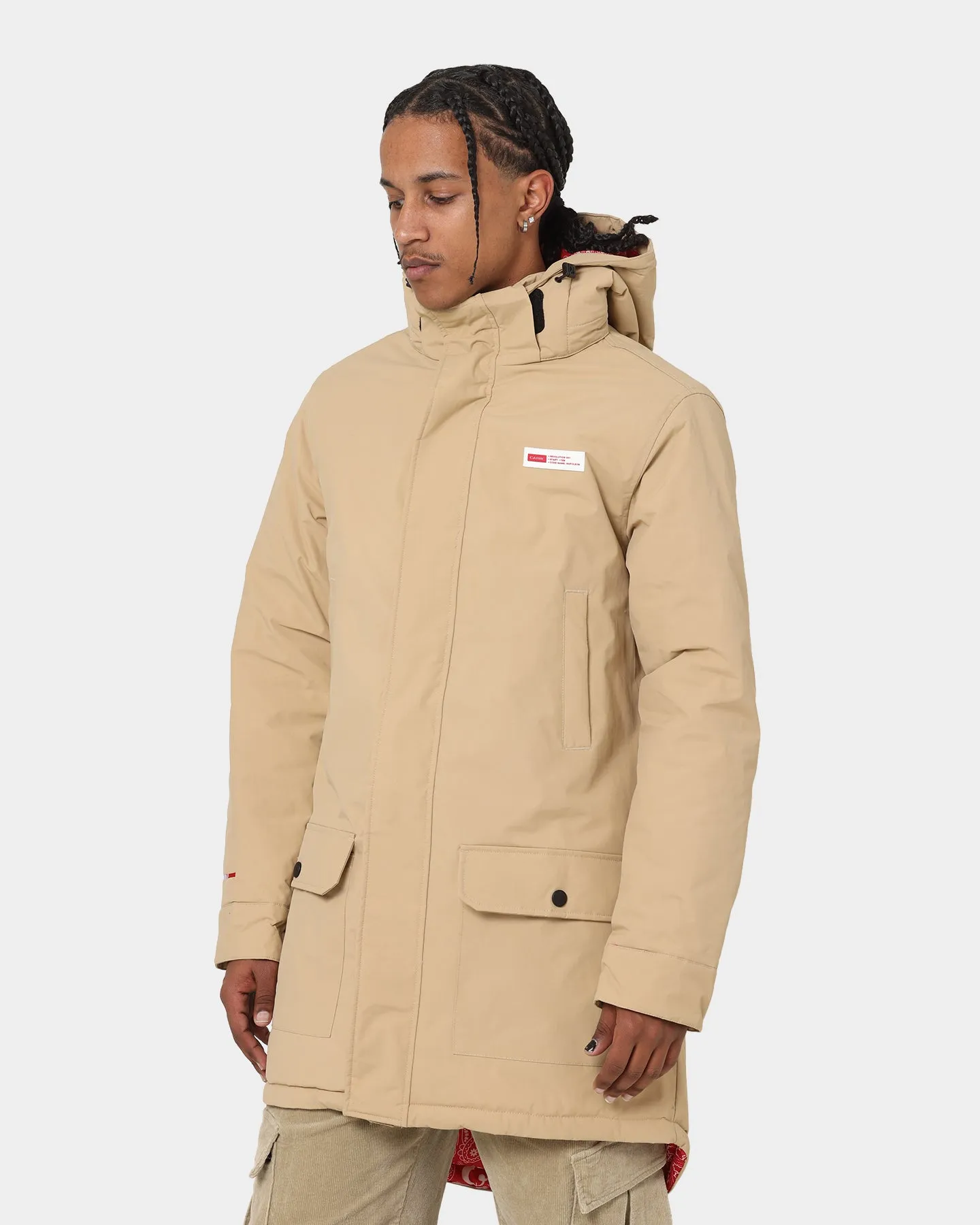 Carre Bandana Ultra Trench Coat Stone