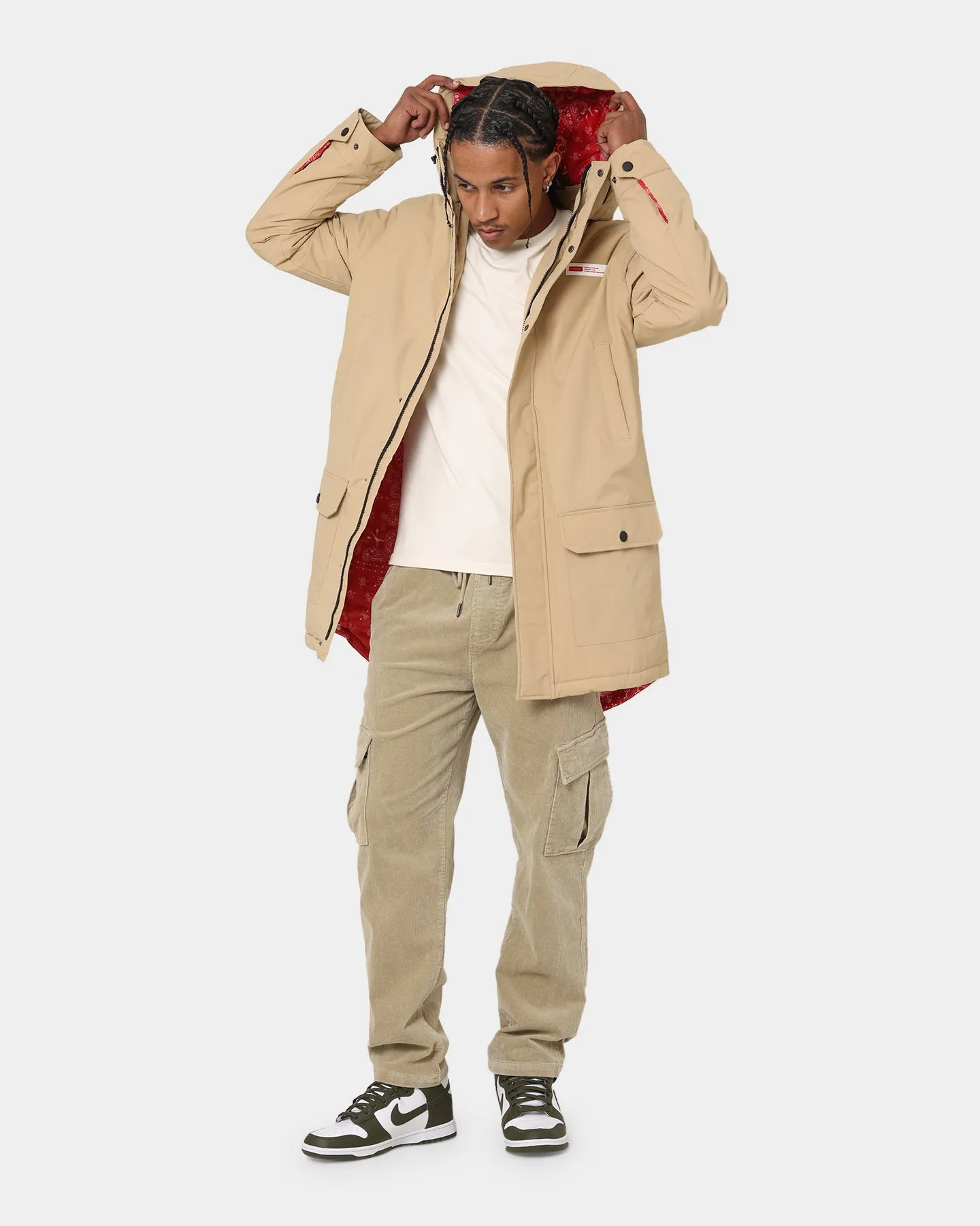 Carre Bandana Ultra Trench Coat Stone