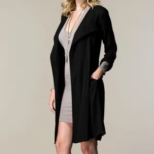 C'est Si Bon Trench Coat in Black