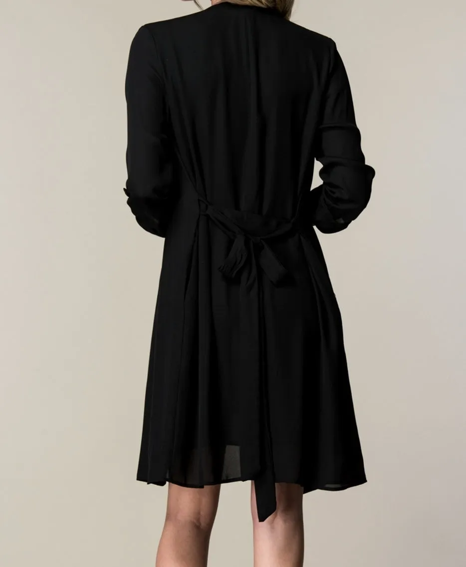 C'est Si Bon Trench Coat in Black