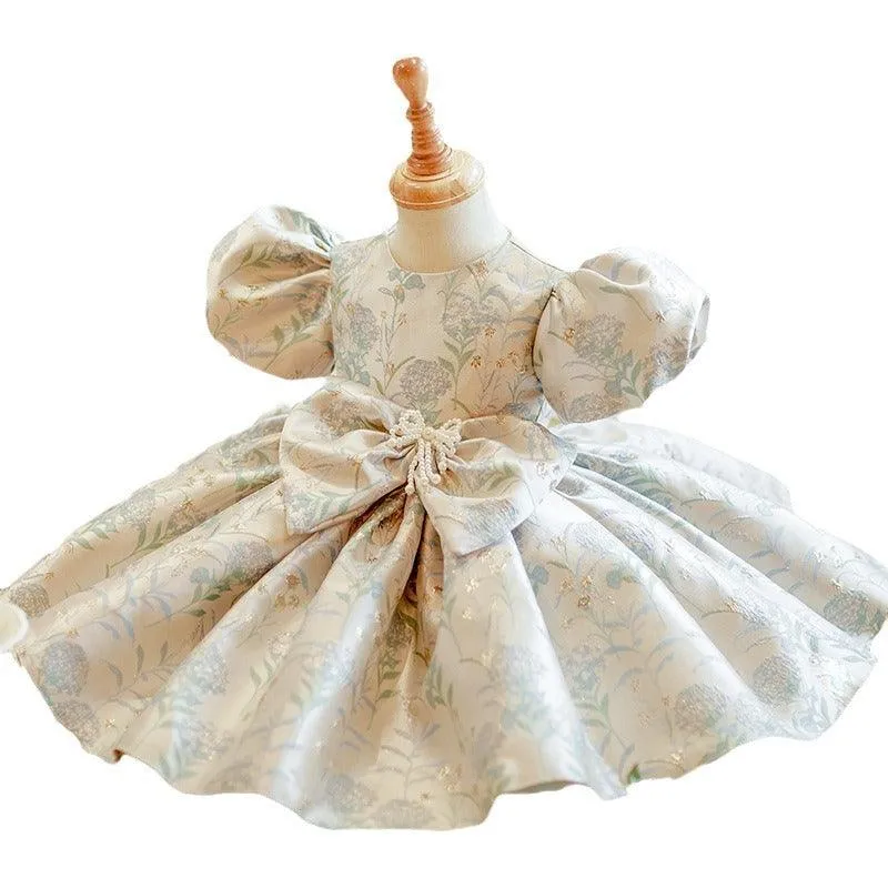 Charming Kids Couture Dress Fairytale Inspired Floral Dress