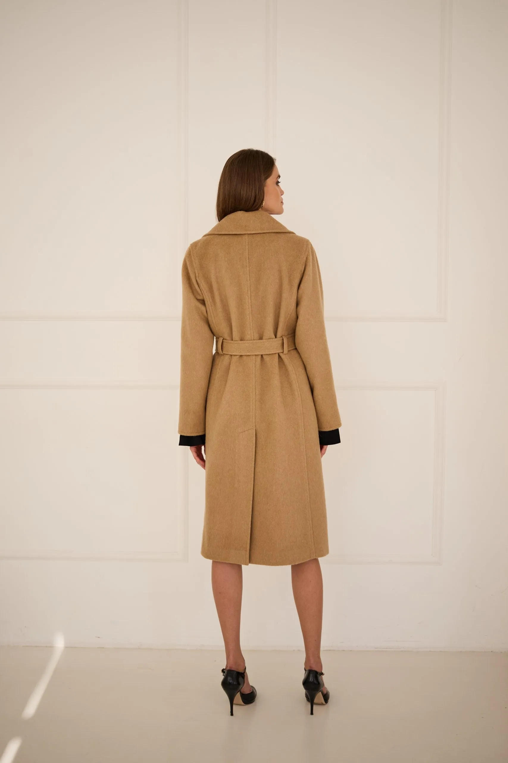 Classic Cashmere Coat Camel