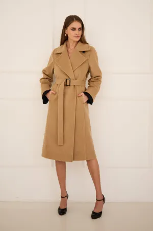 Classic Cashmere Coat Camel