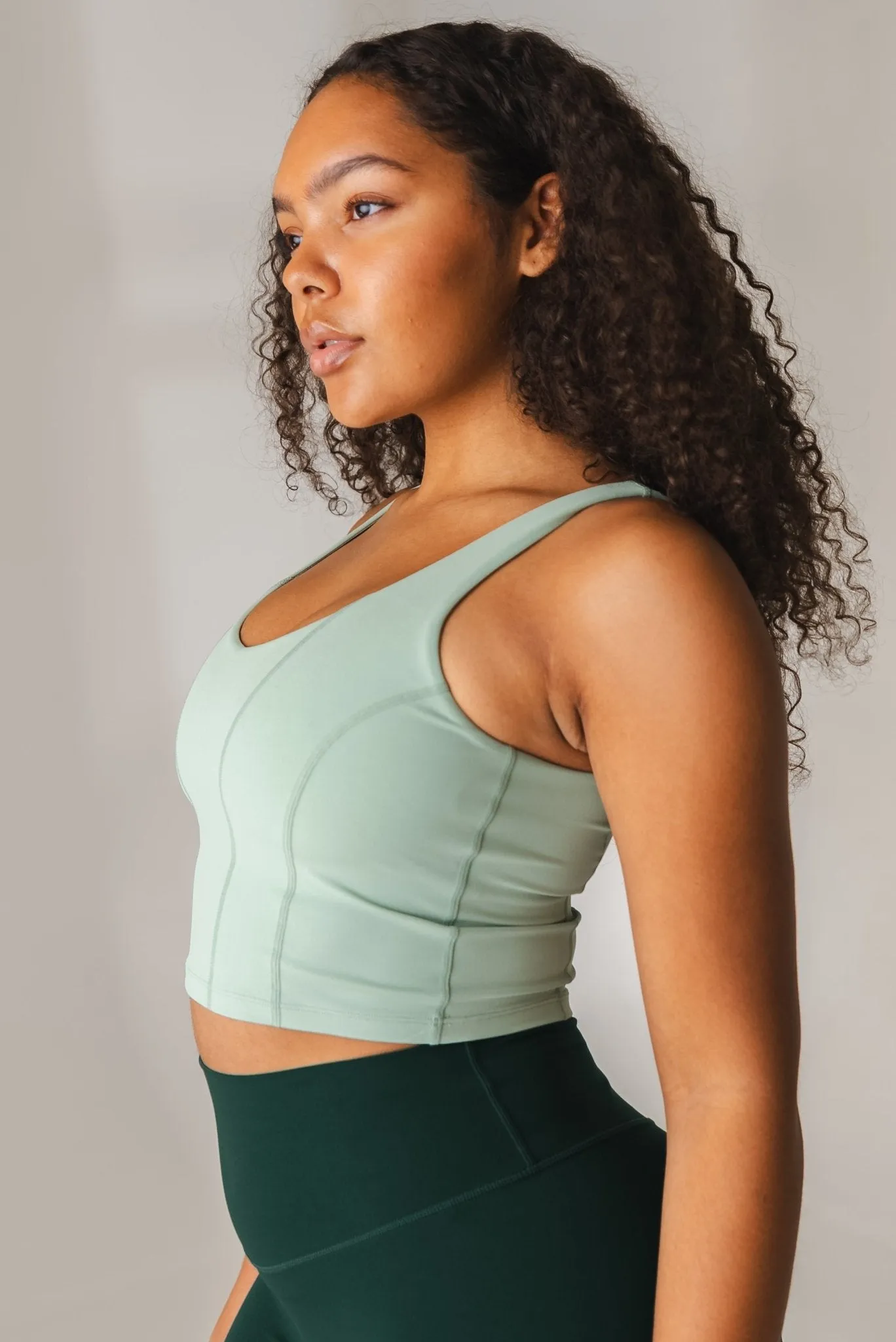 Cloud II™ Corset Tank - Eucalyptus