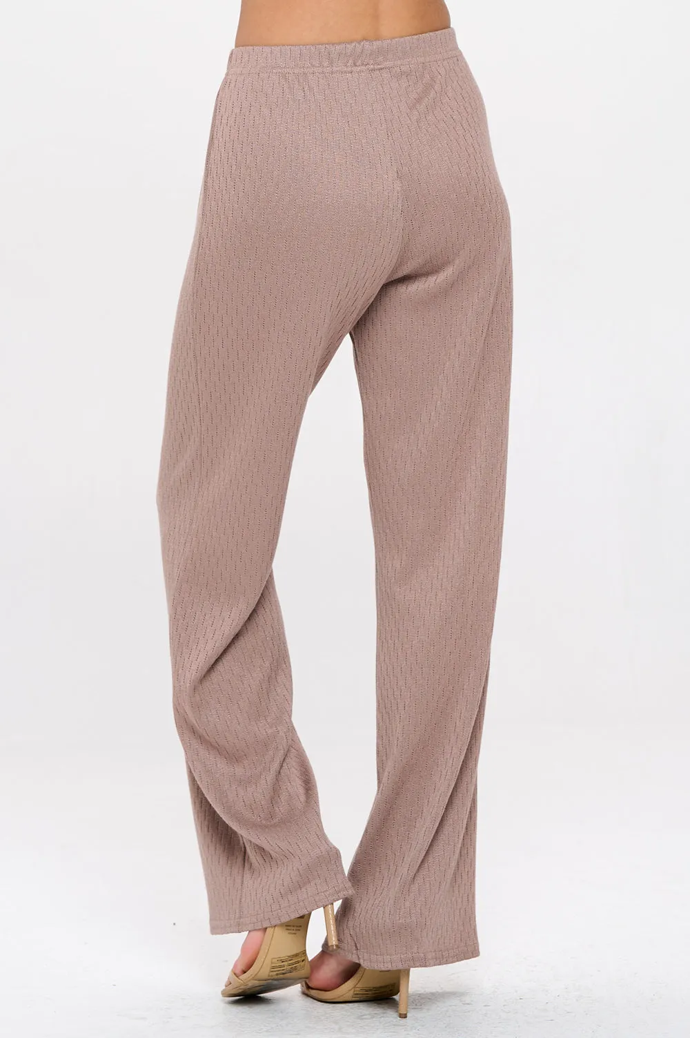 Cotton Acetate Flared Pants-5042CA-ARD1