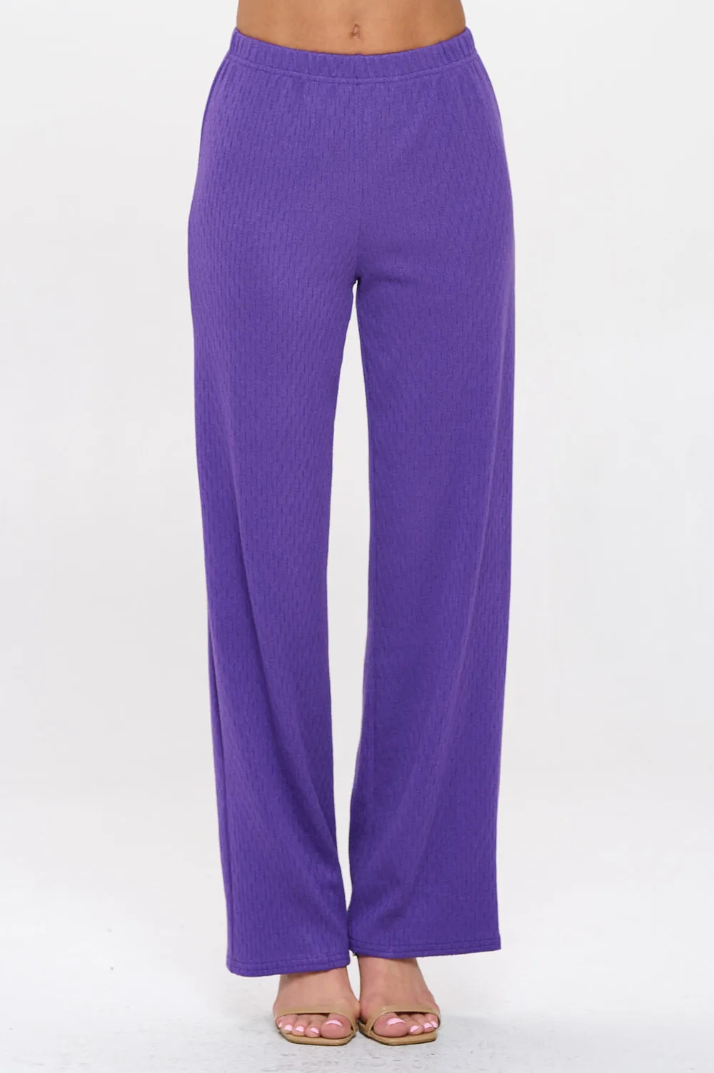 Cotton Acetate Flared Pants-5042CA-ARD1