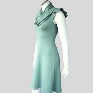 Cowl neck women's dress