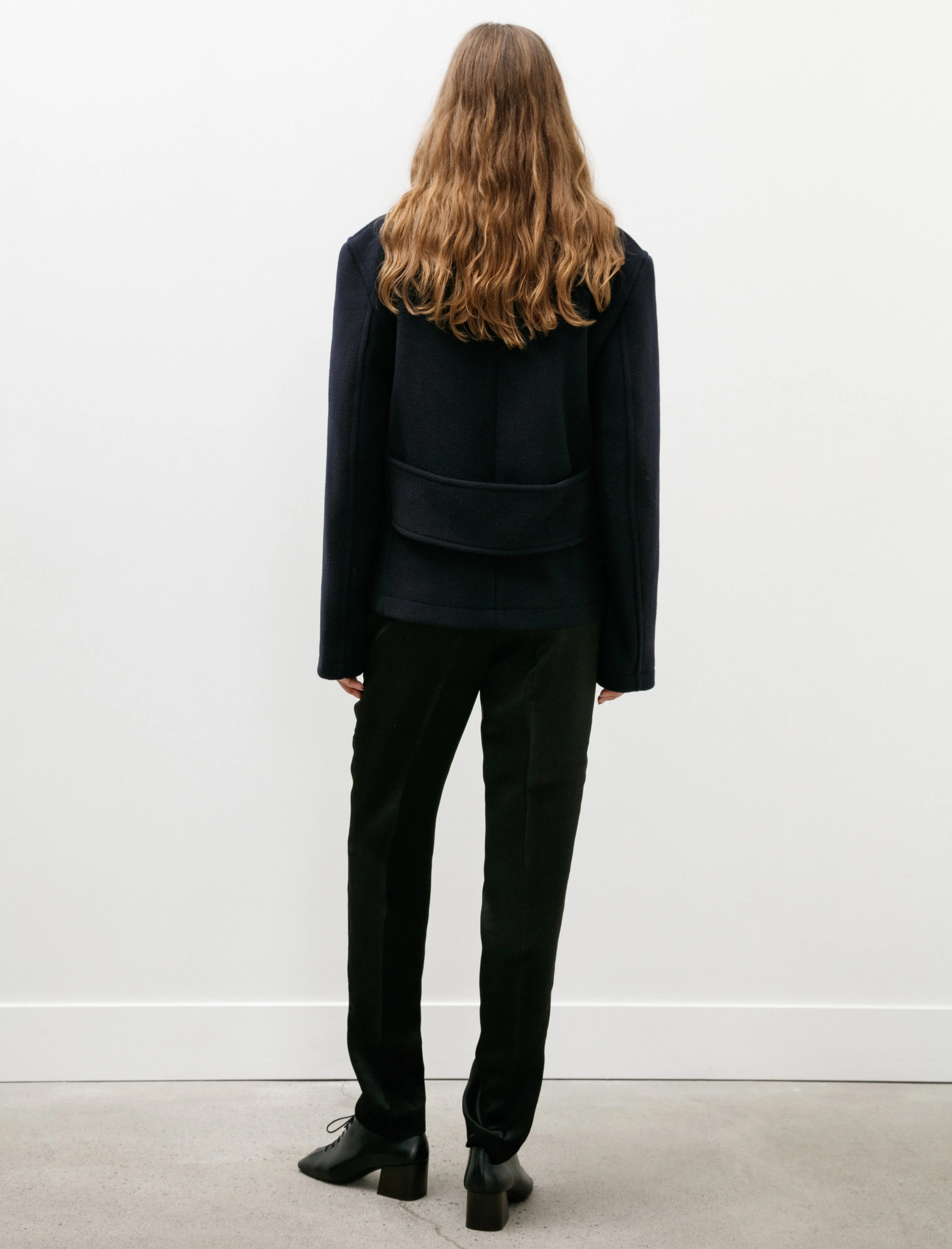 Cropped Peacoat Navy