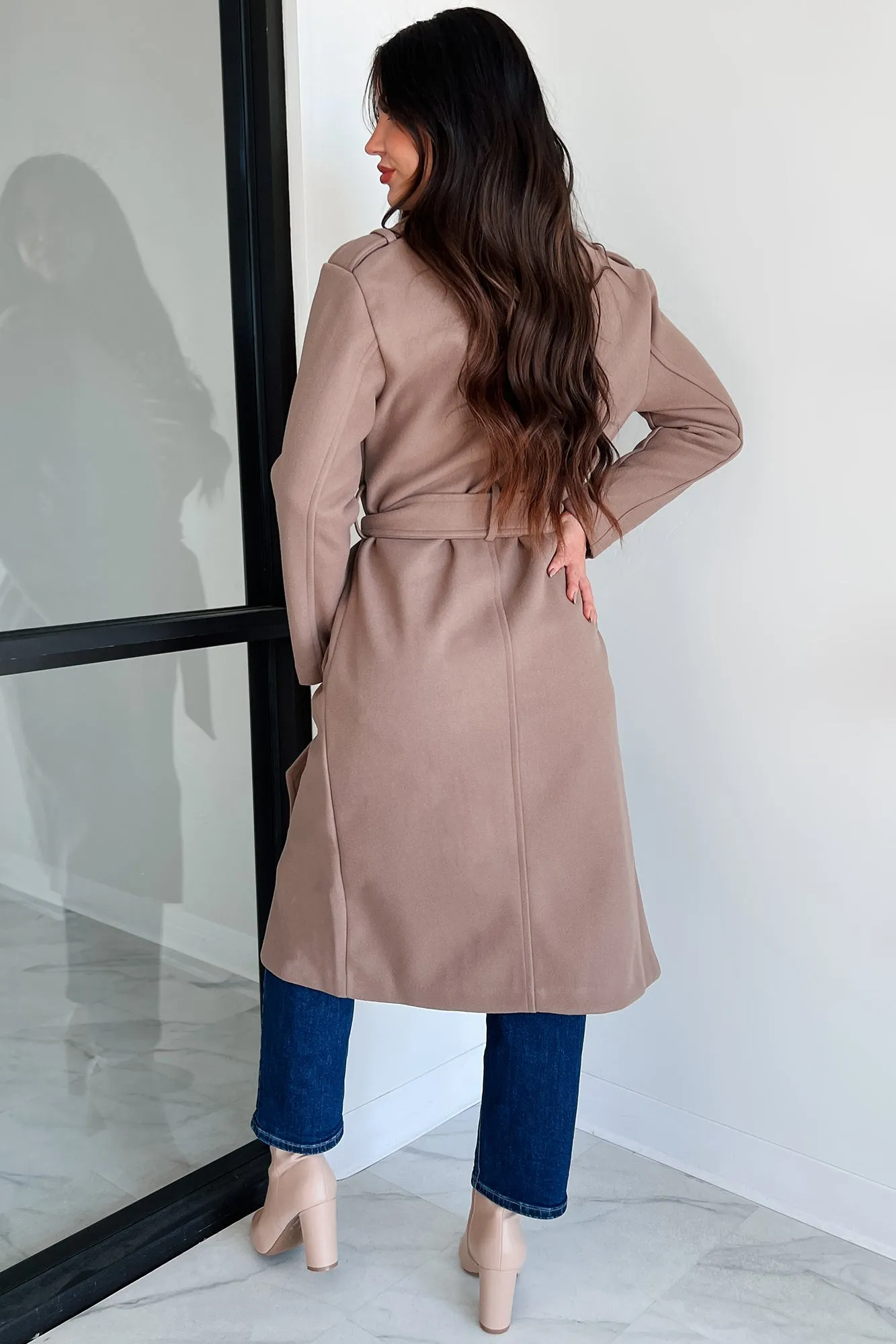 Crowley Belted Trench Coat (Cocoa)