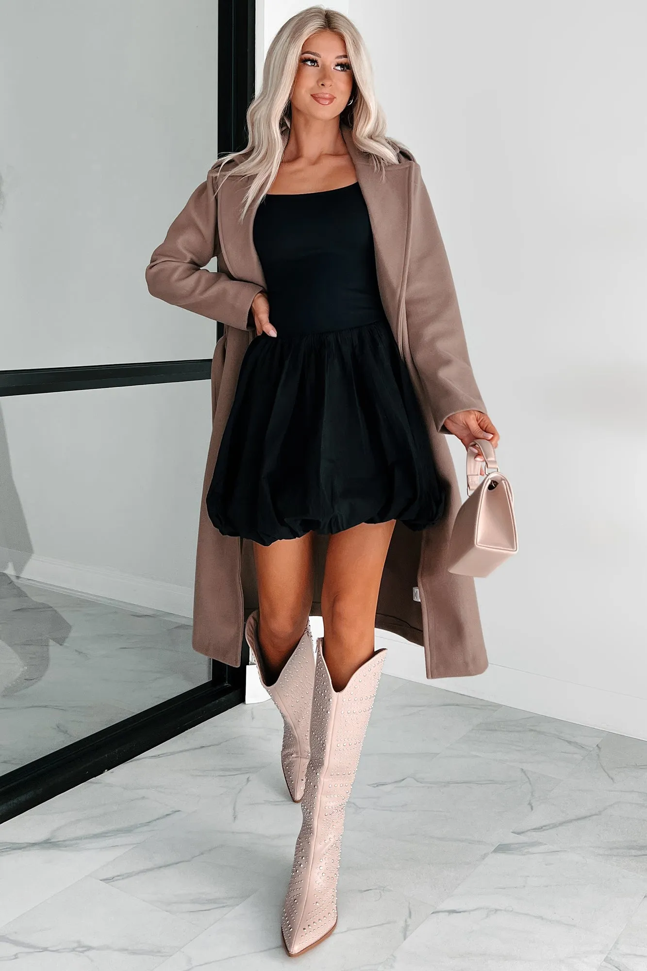 Crowley Belted Trench Coat (Cocoa)