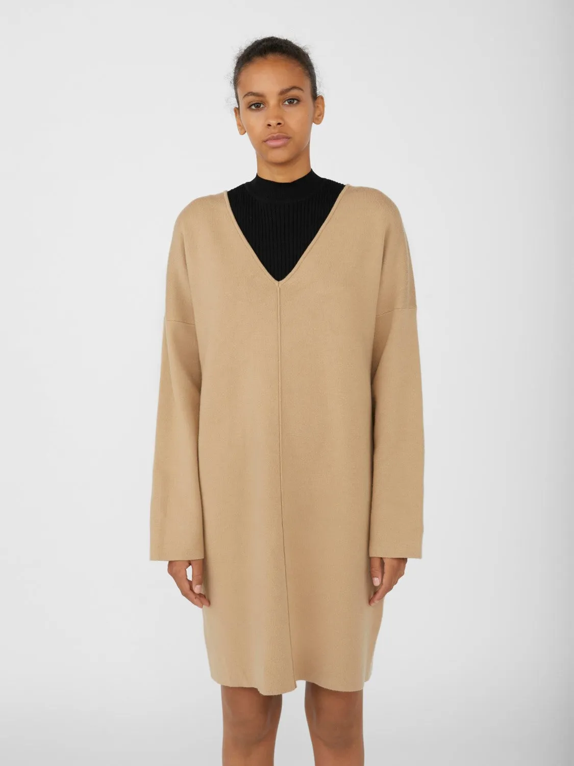 Danitza Knit Dress (Beige)