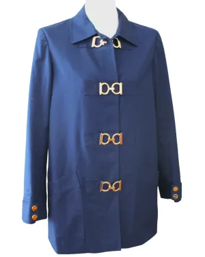 Dark Autumn Navy Trench Coat