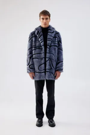 Delta Coat | Navy Wave