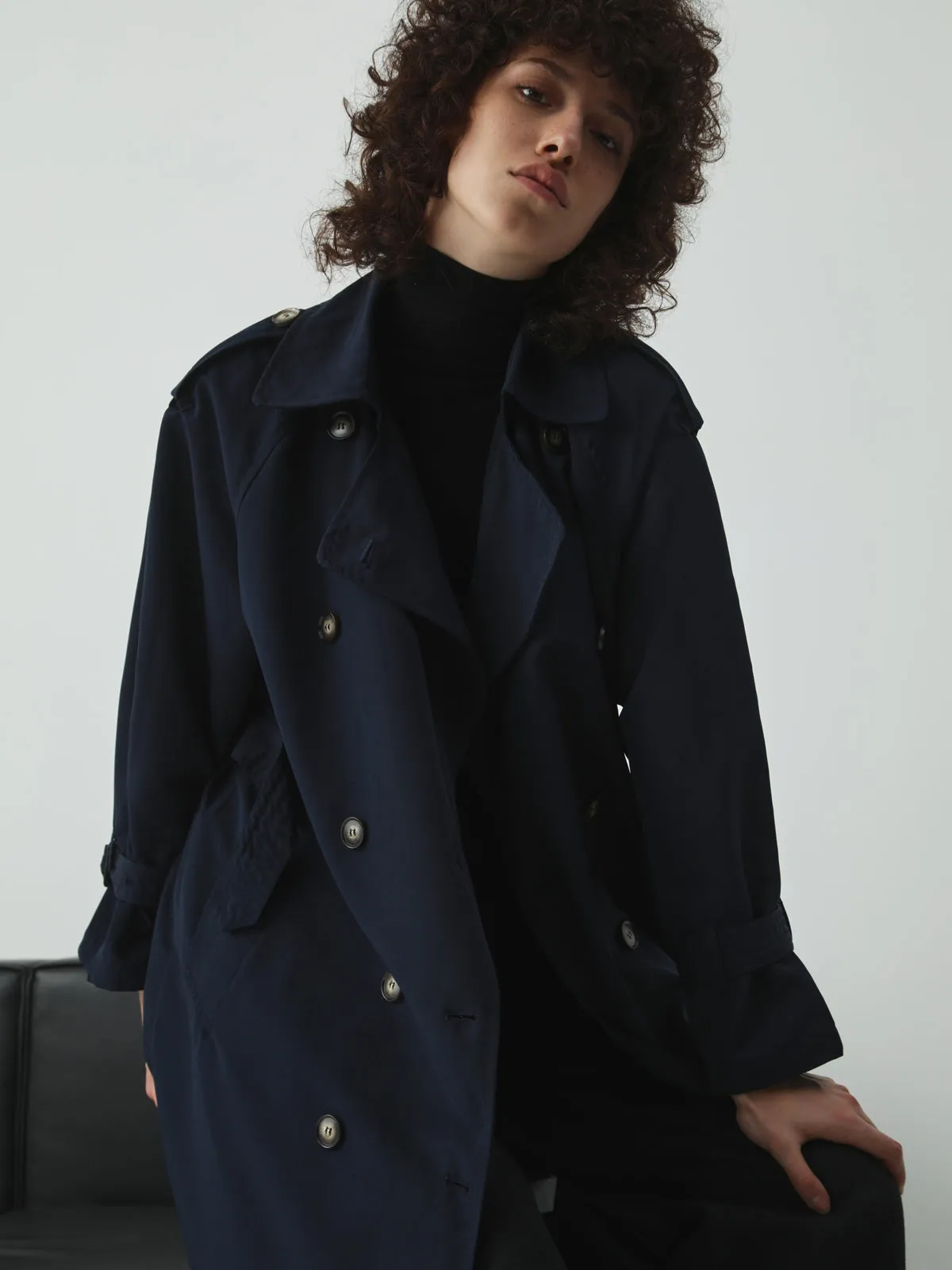 Double Breasted Graceful Trench Coat