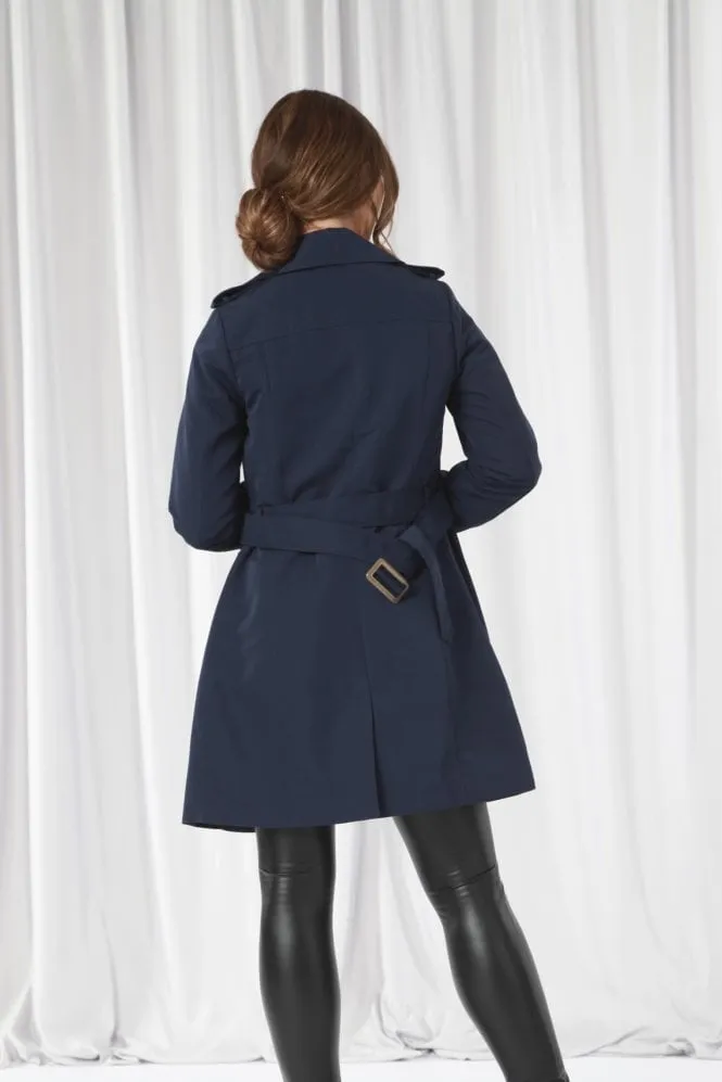 Double Second Fitted Trench Coat