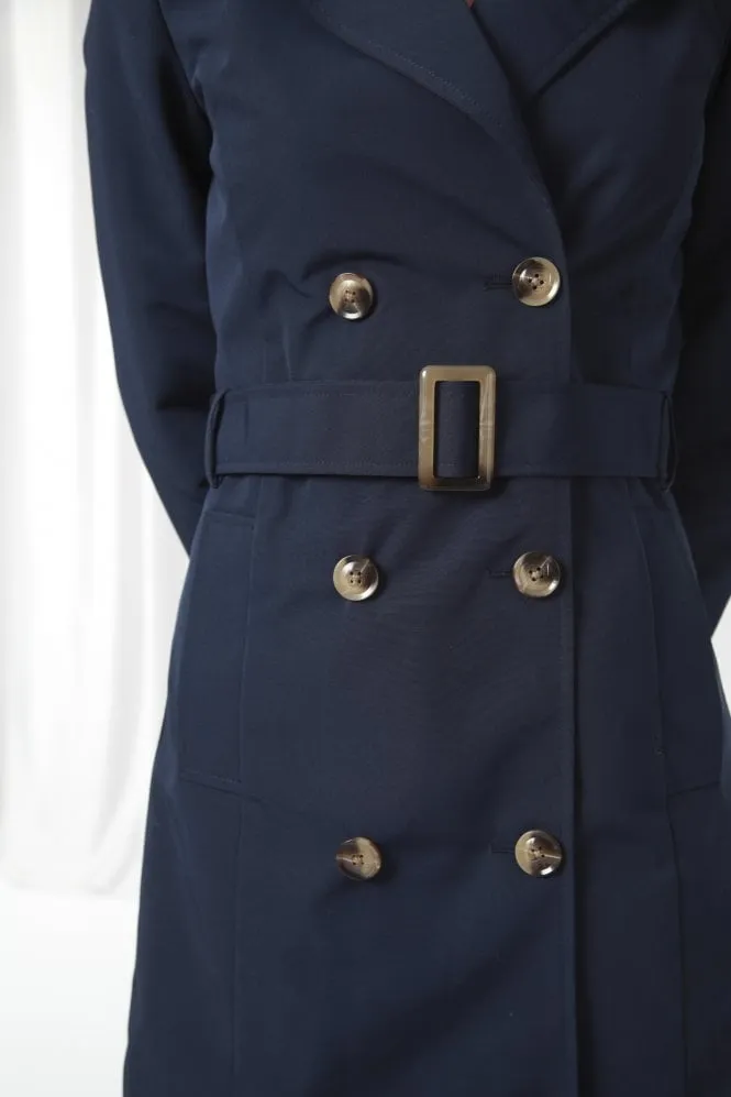 Double Second Fitted Trench Coat