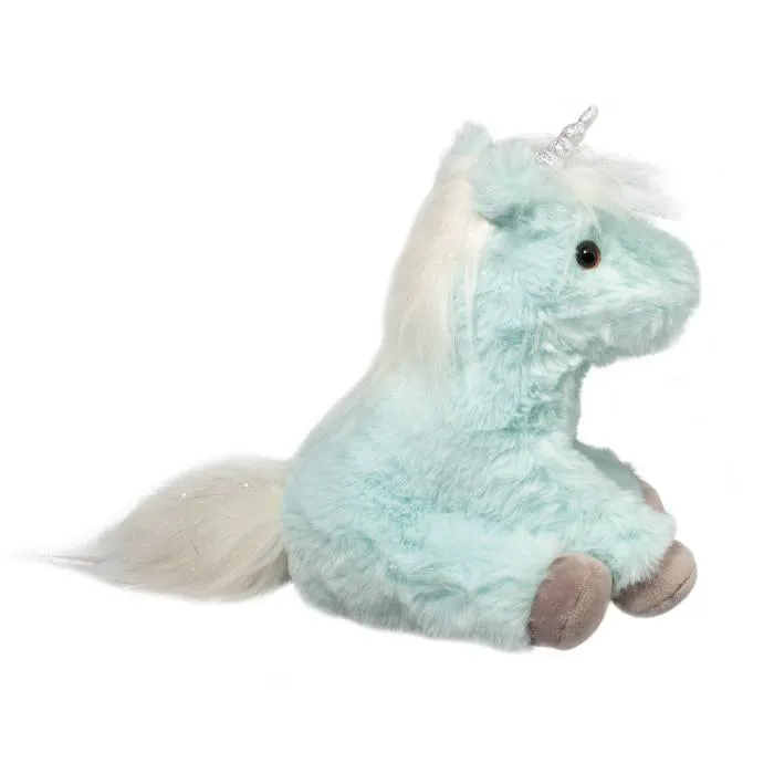 Douglas Mini Soft Bonnie Ice Blue Unicorn 6"