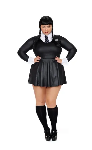 Dreamgirl Plus Size Gothic Schoolgirl