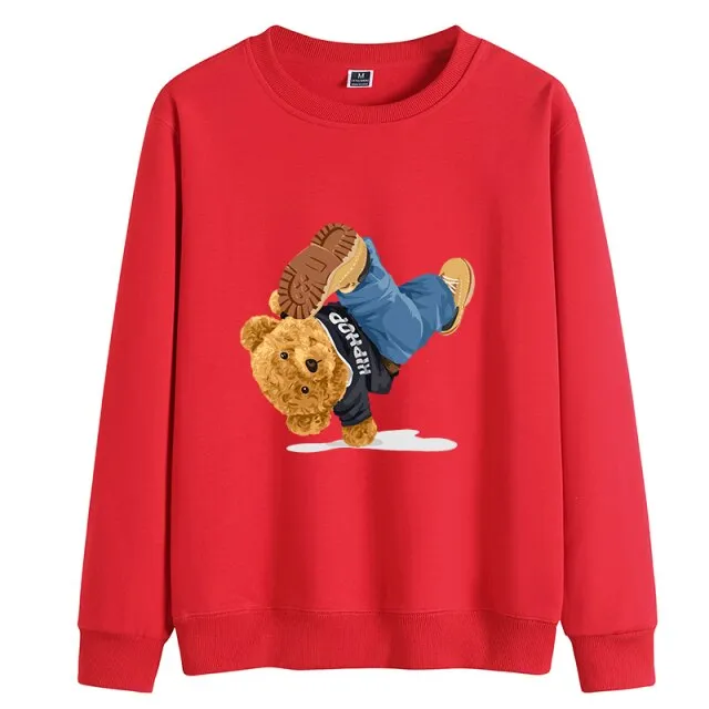 Eco-Friendly Hip Hop Bear Pullover