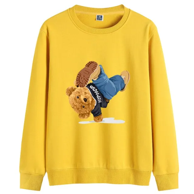 Eco-Friendly Hip Hop Bear Pullover