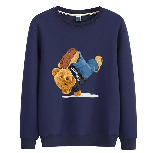 Eco-Friendly Hip Hop Bear Pullover