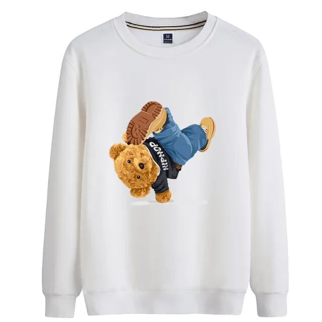 Eco-Friendly Hip Hop Bear Pullover