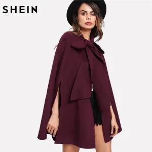 Elegant Burgundy Coat