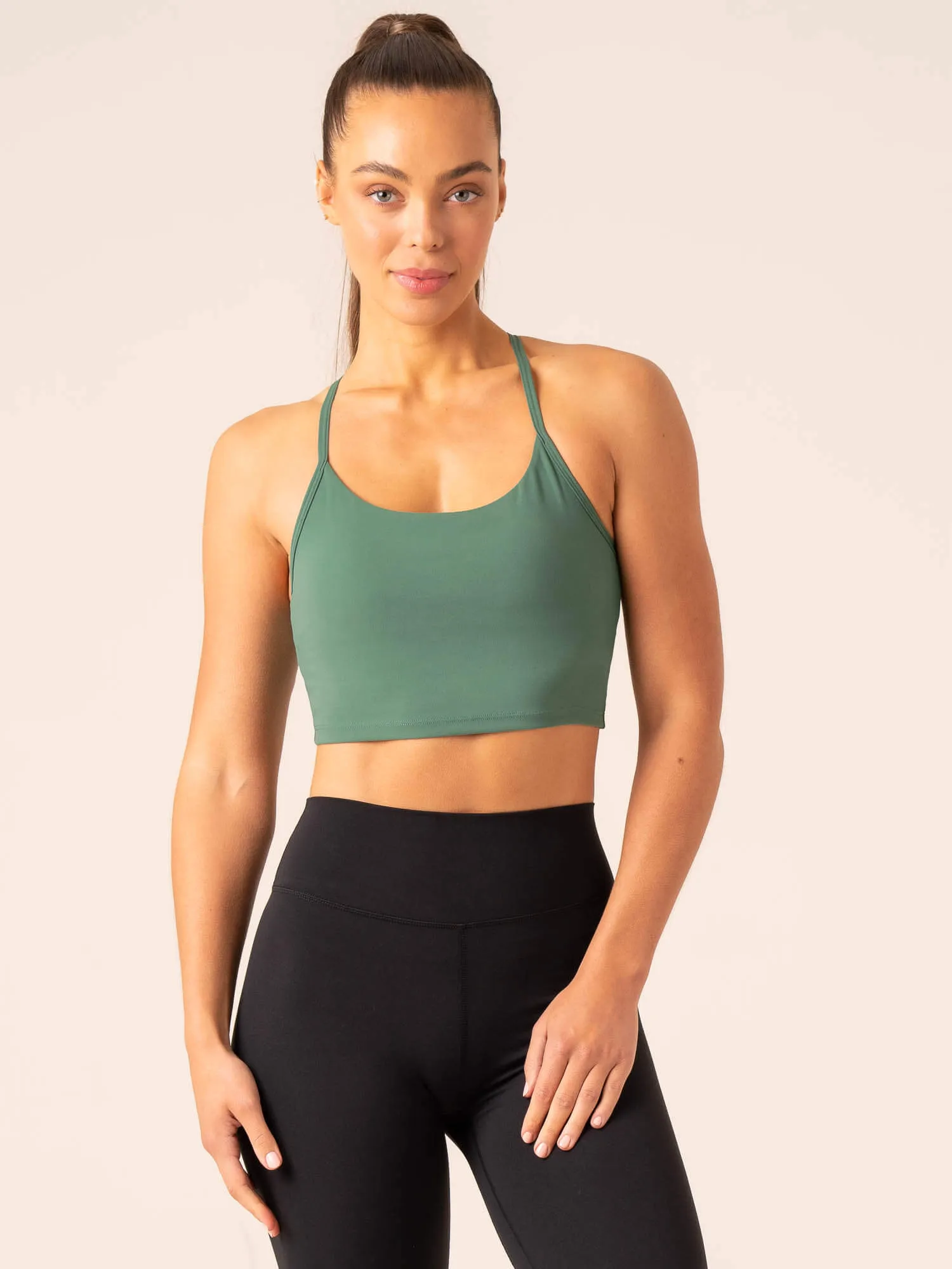 Embody Compression Tank Bra - Dark Green