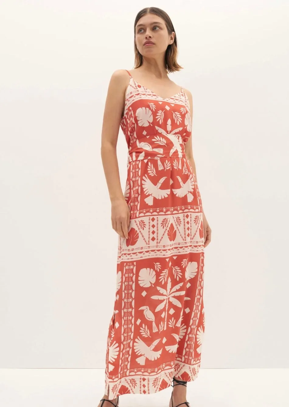 Estella Slip Dress Print