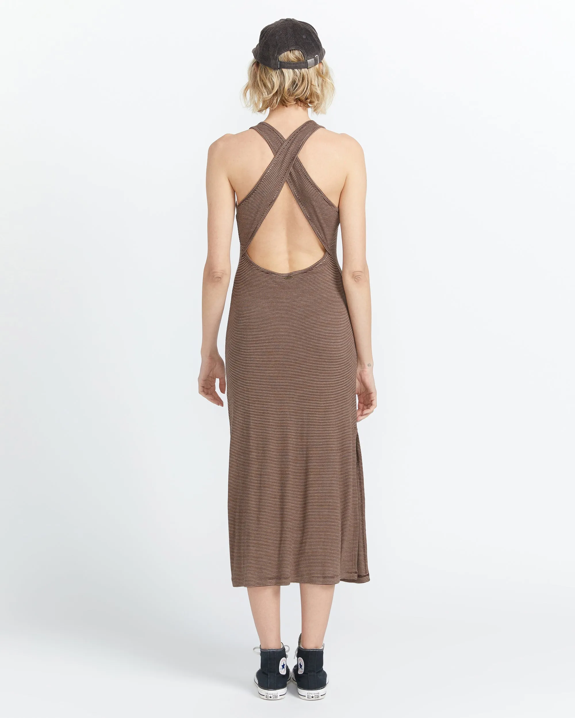 Fleurmaid Dress - Bear Brown