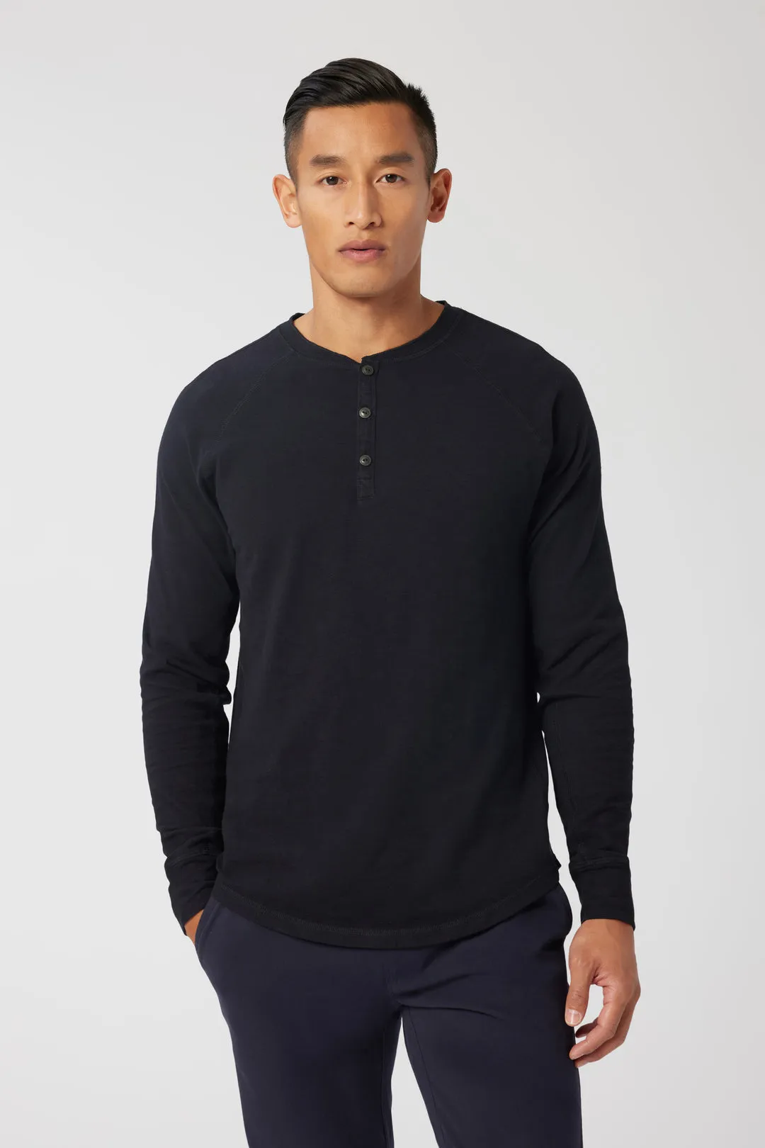 GOOD MAN BRAND henley Black