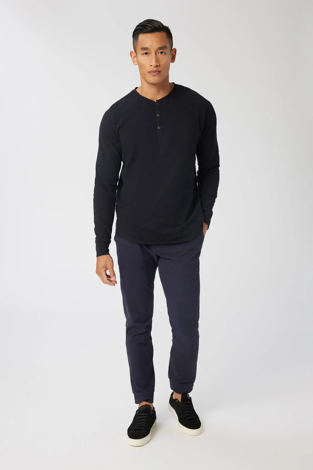 GOOD MAN BRAND henley Black