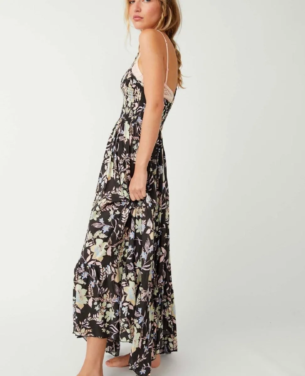 Heat Wave Printed Maxi Midnight Combo