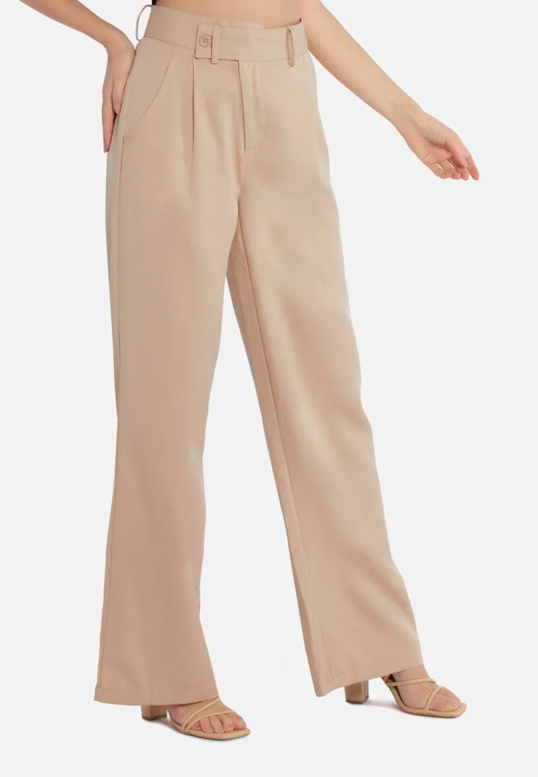 High Waist Flared Pants