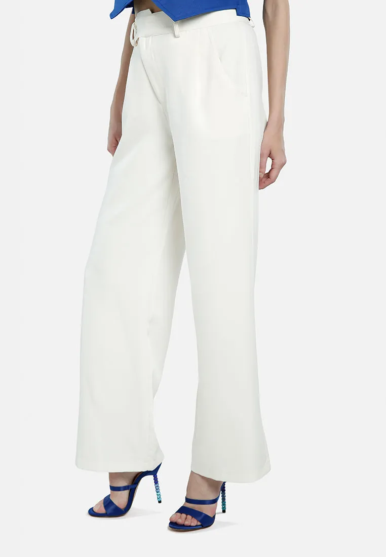 High Waist Flared Pants