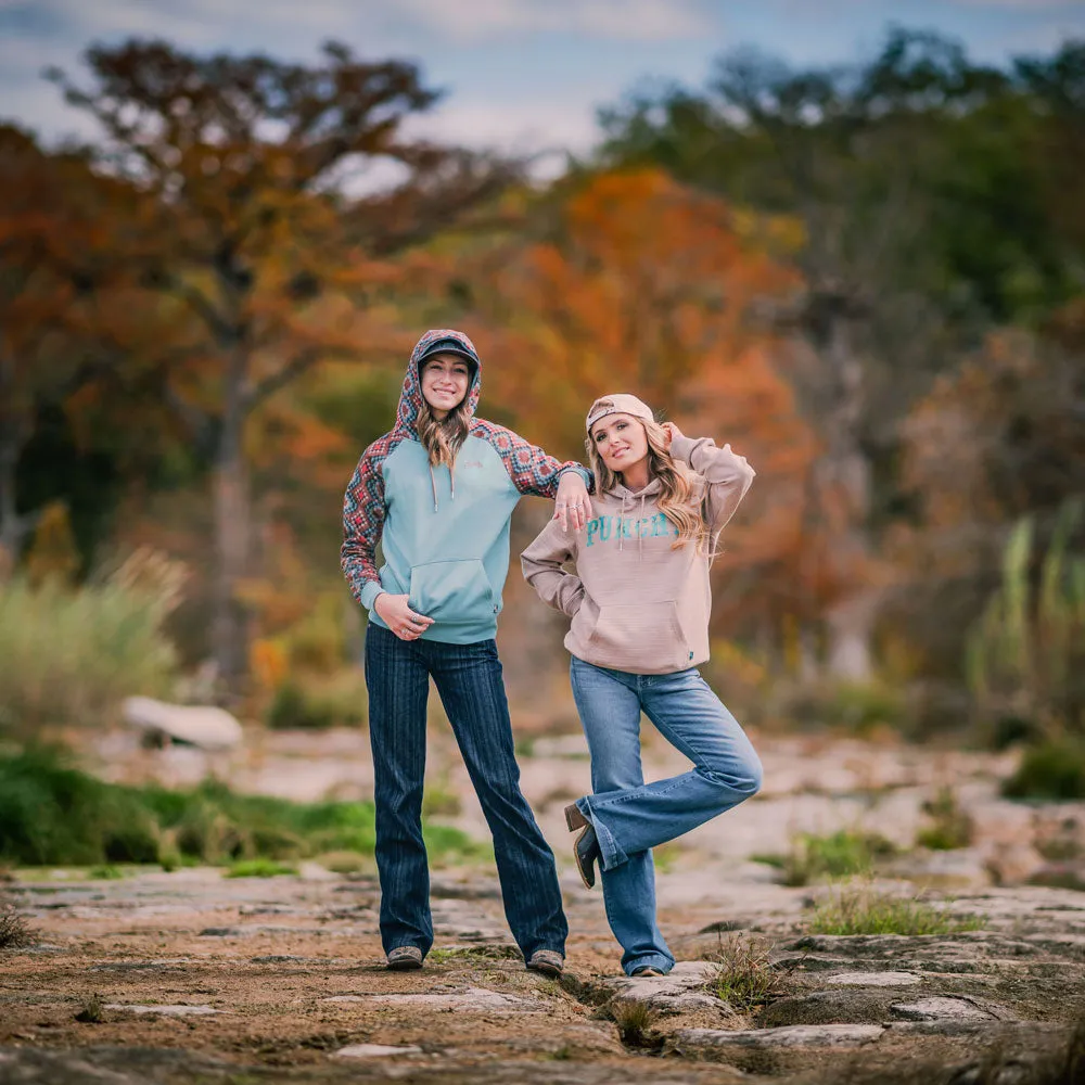 Hooey Punchy Turquoise Women's Pullover