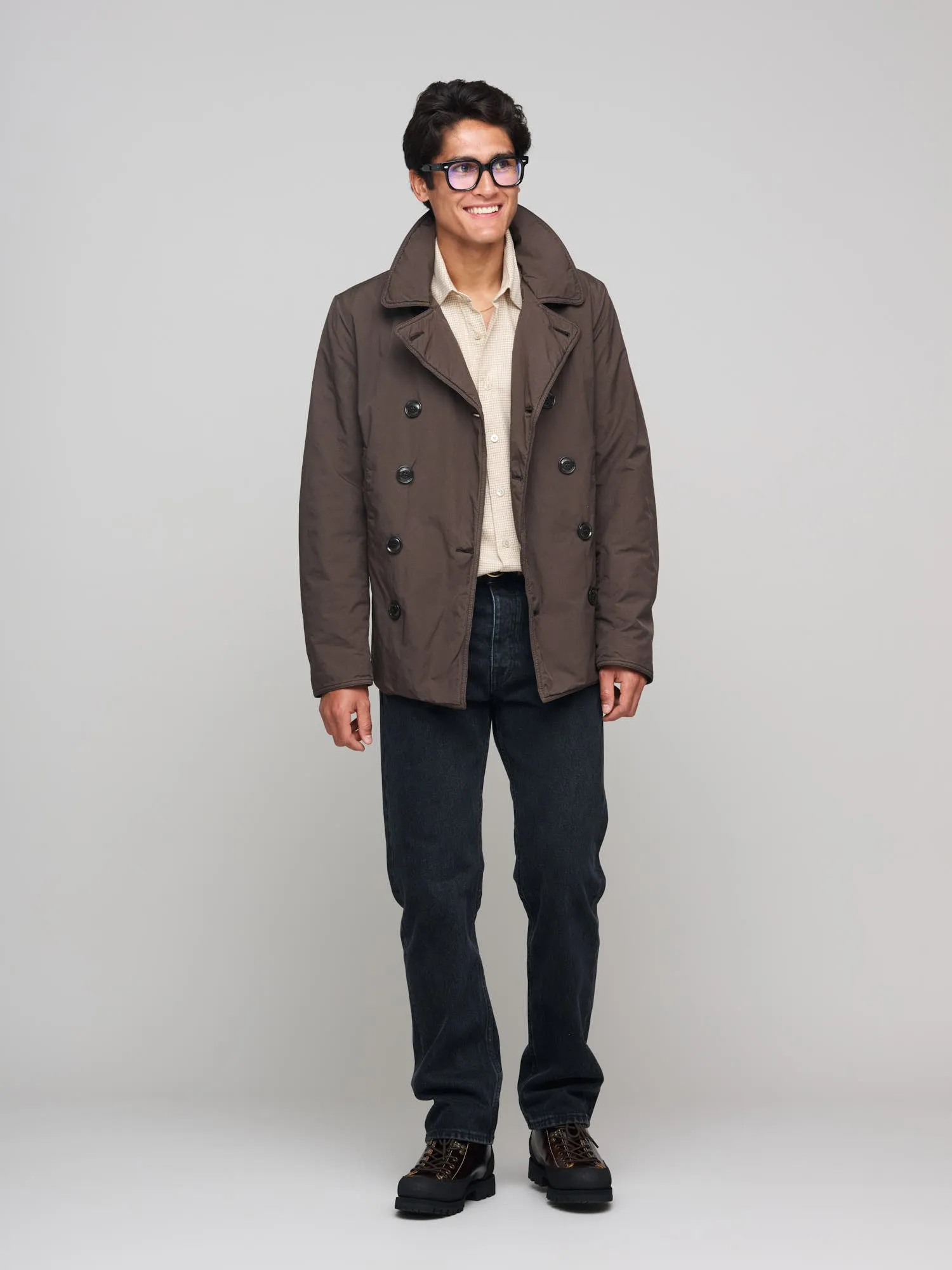 Hopper Peacoat, Brown